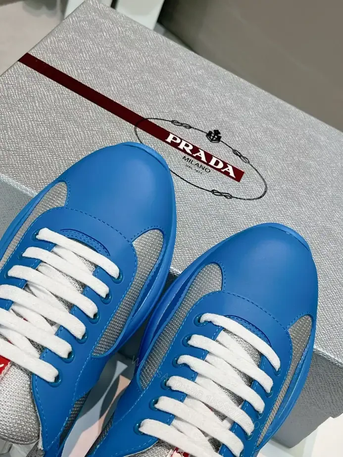 View 5 of PRADA AMERICA’S CUP SOFT RUBBER AND BIKE FABRIC SNEAKERS – PRD001