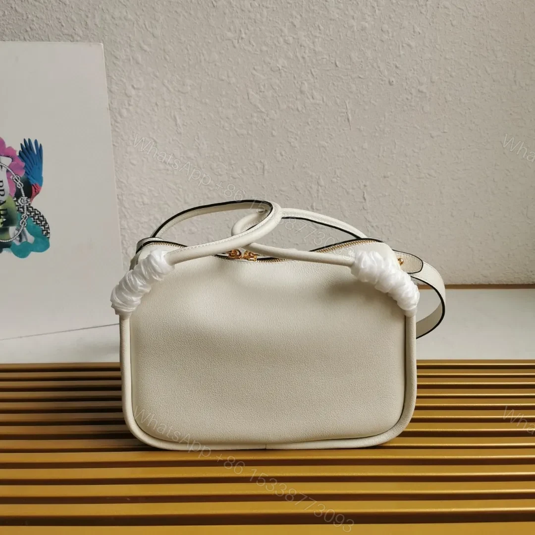 View 9 of Prada Leather Darling Top-Handle Bag