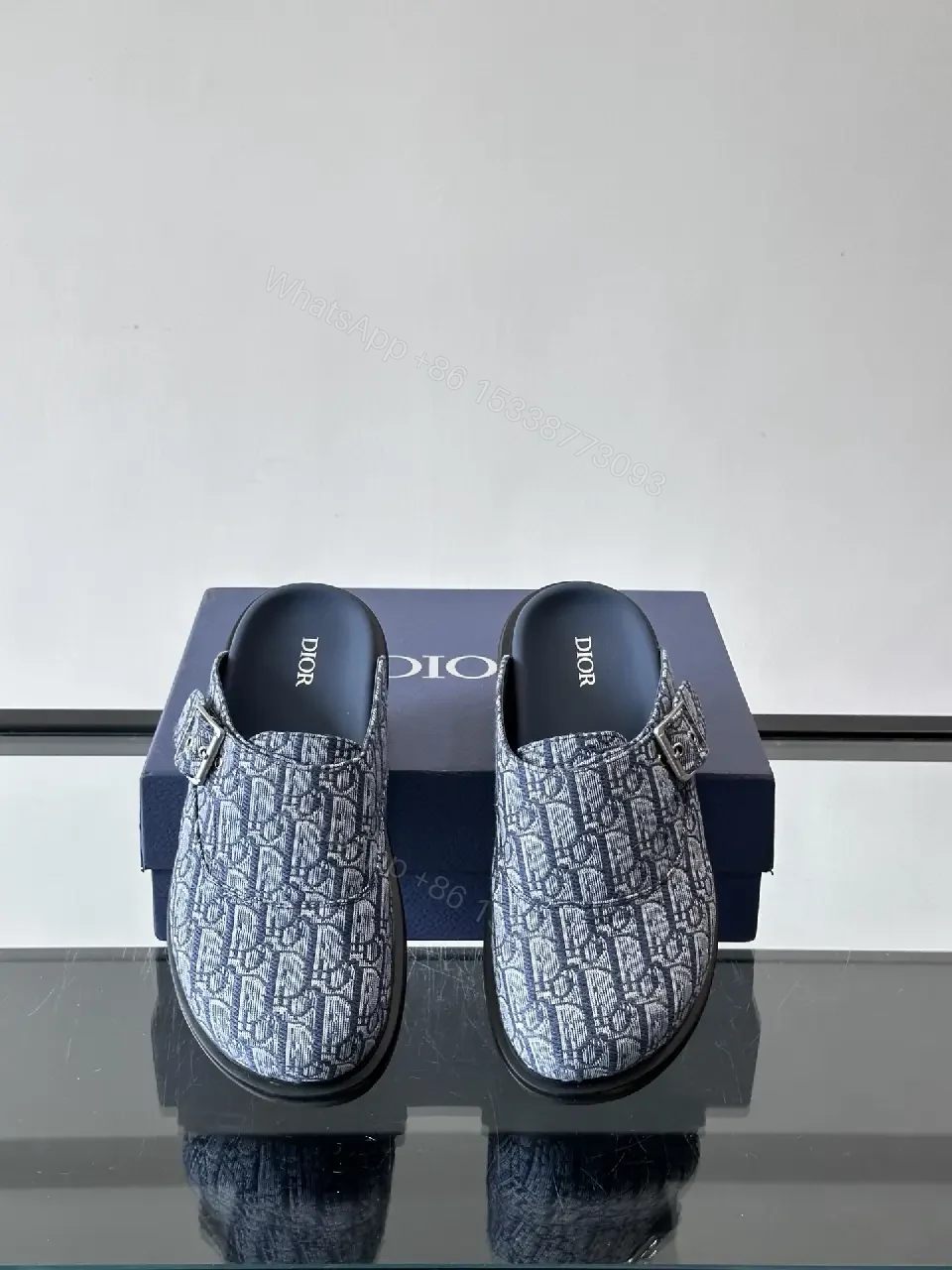 View 7 of Structured Patterned Slip-Ons with Signature Monogram Motif