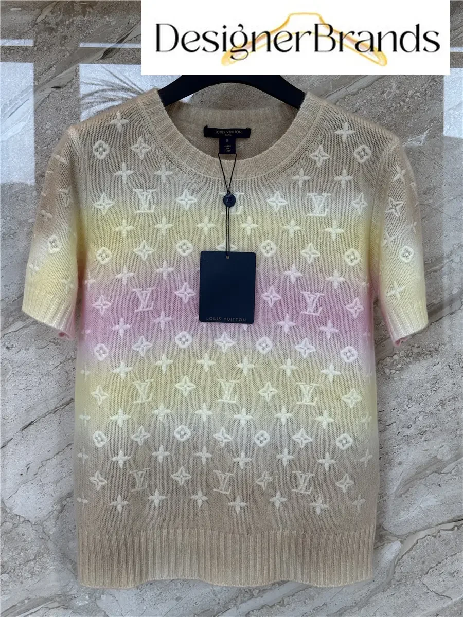 View 2 of Louis Vuitton 3D Monogram Tie-Dye Knit Top