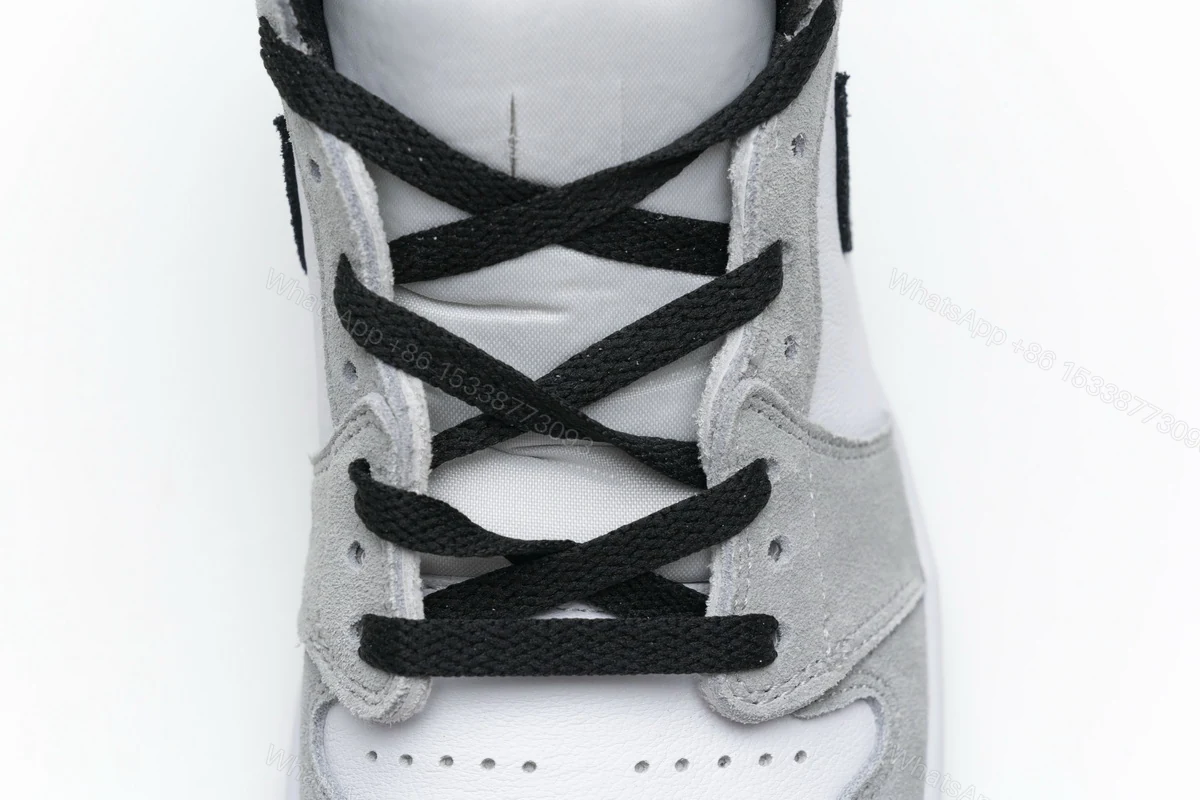 View 6 of Air Jordan 1 Retro High Light Smoke Grey 555088-126