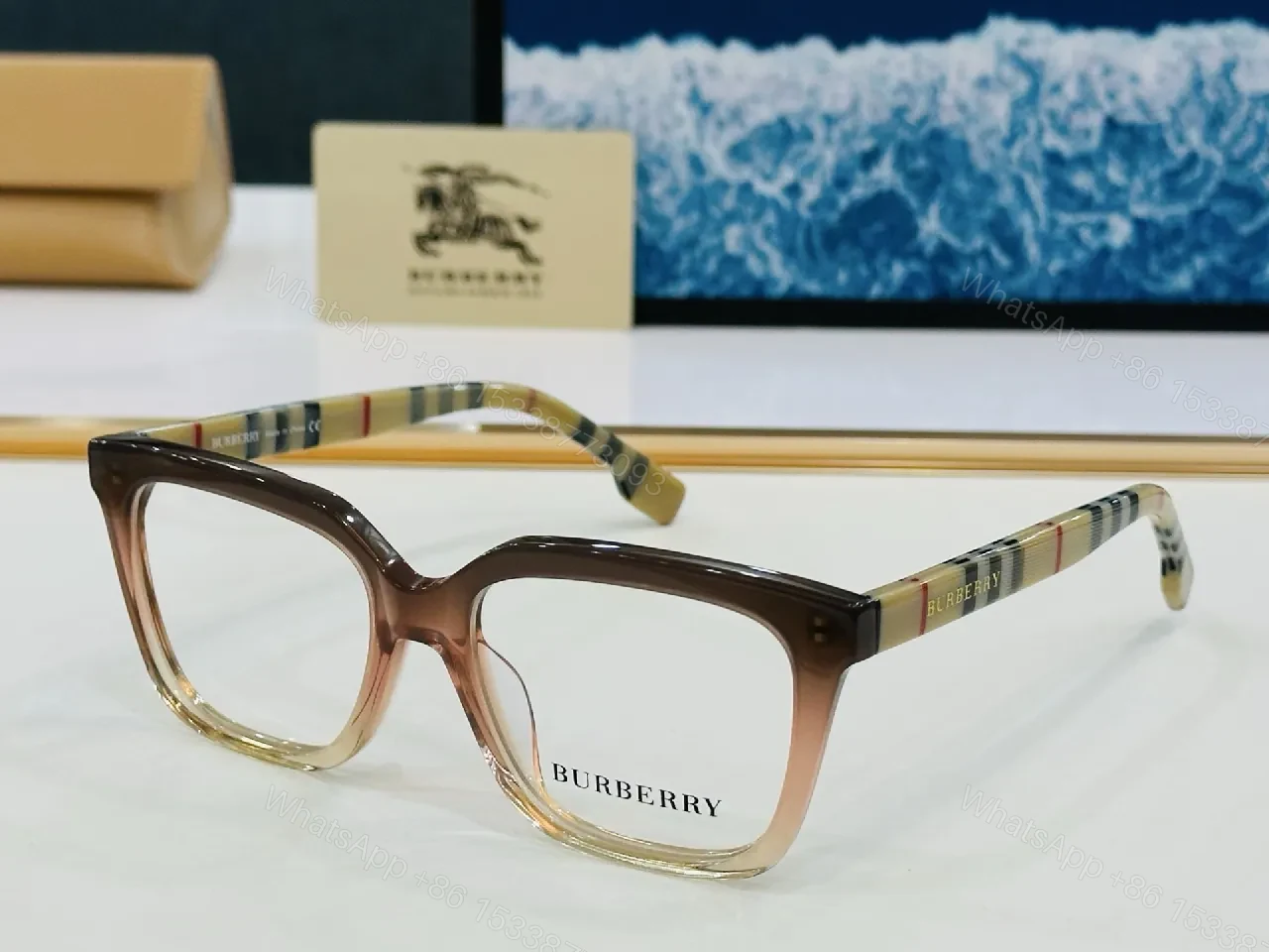 View 8 of Bold Black Acetate Square Eyewear – Designer-Style Comfort