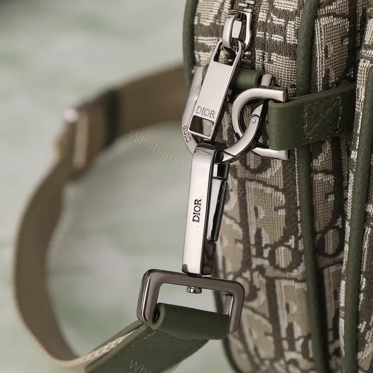 View 3 of Patterned Dior-Influenced Small Crossbody: Luxe Texture & Practicality