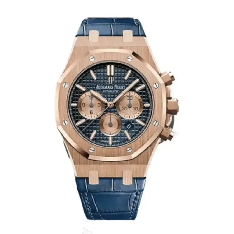 Replica Audemars Piguet Royal Oak Chronograph 41 mm, Blue — view 1