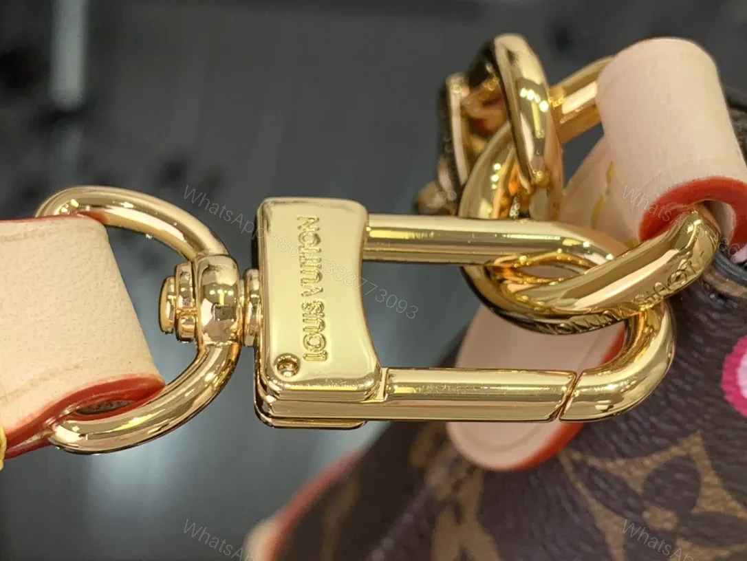 View 9 of Floral Monogram Messenger Bag: Couture Meets Everyday Luxury