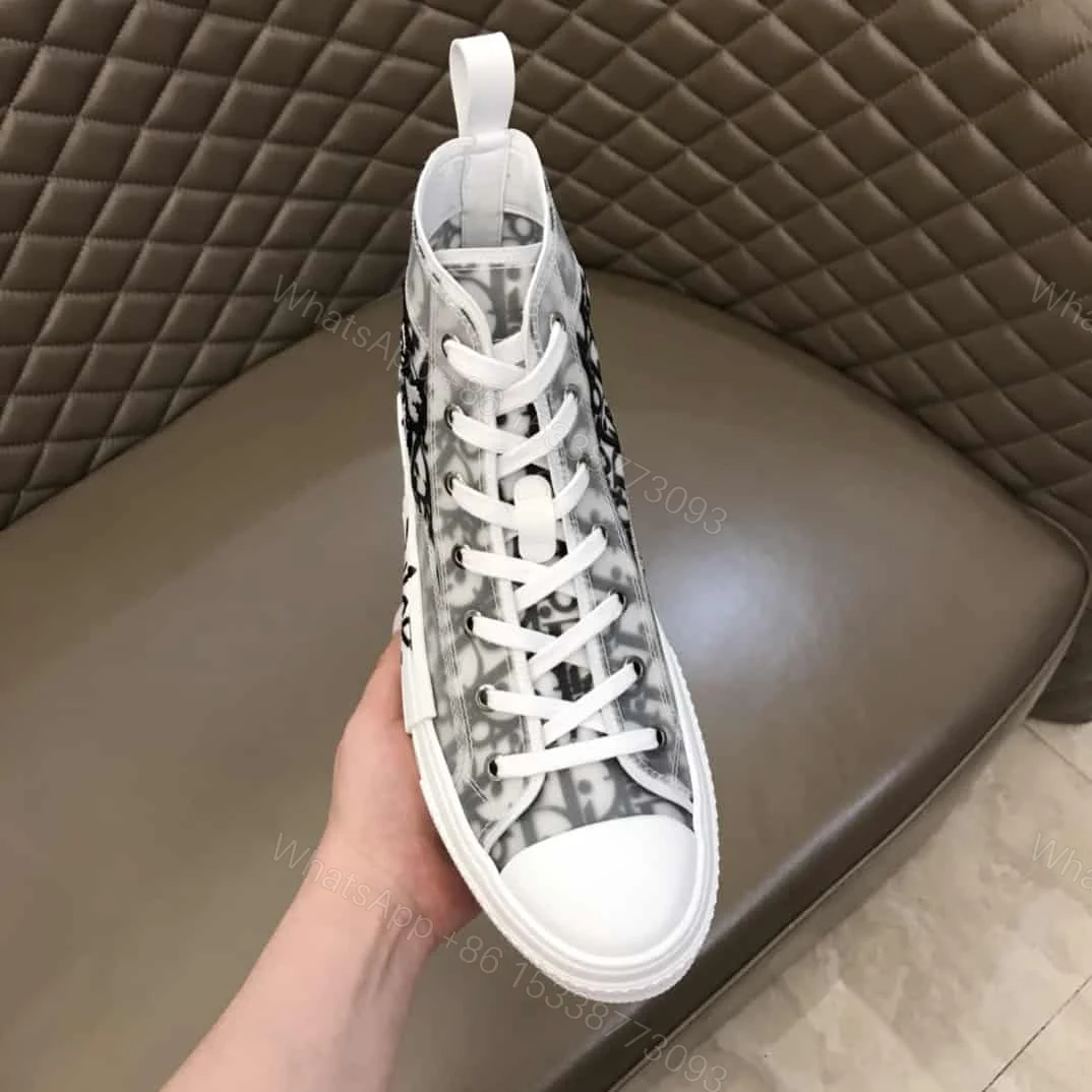 View 4 of B23 HIGH-TOP SNEAKER WITH DIOR AND SHAWN BEE EMBROIDERY PATCH