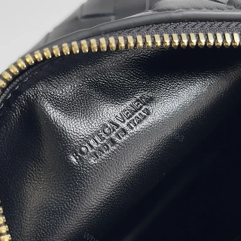 View 3 of Chic Woven Mini Shoulder Bag - Everyday Luxury, Black