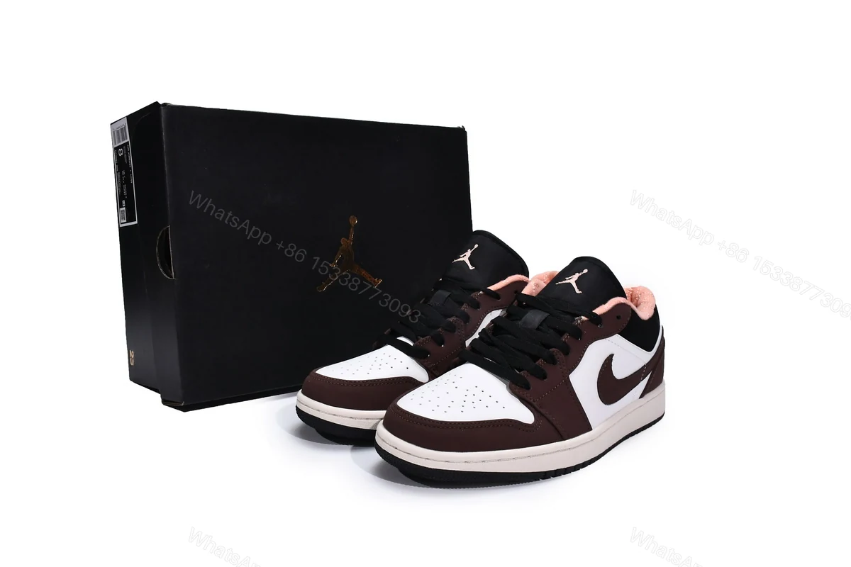 View 4 of Air Jordan 1 Low Mocha Brown DC6991-200
