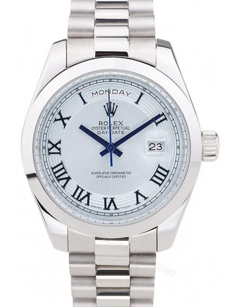 Replica Rolex Day-Date White Dial RL197 40 mm — view 1