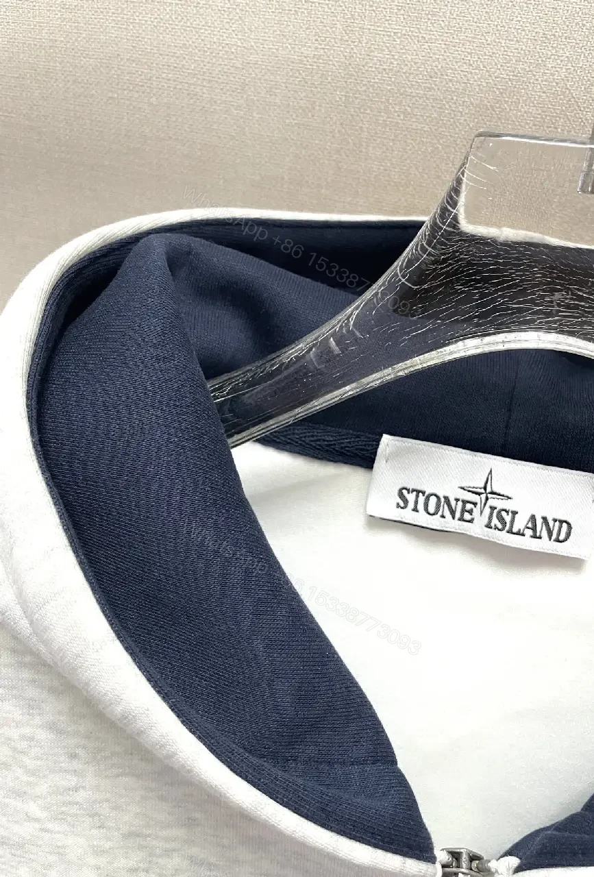View 4 of Heather Gray Fleece Zip Hoodie: Minimal Layering Essential