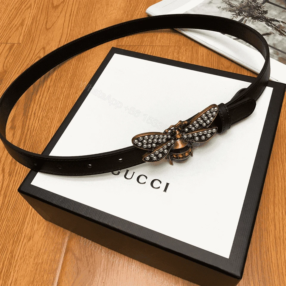 View 7 of GUCCI BEE BUCKLE BELT – B17