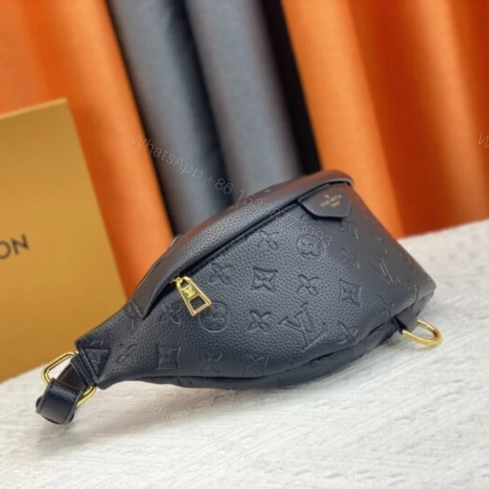 View 3 of Louis Vuitton Monogram Bumbag Empreinte Black 37Cm M44812