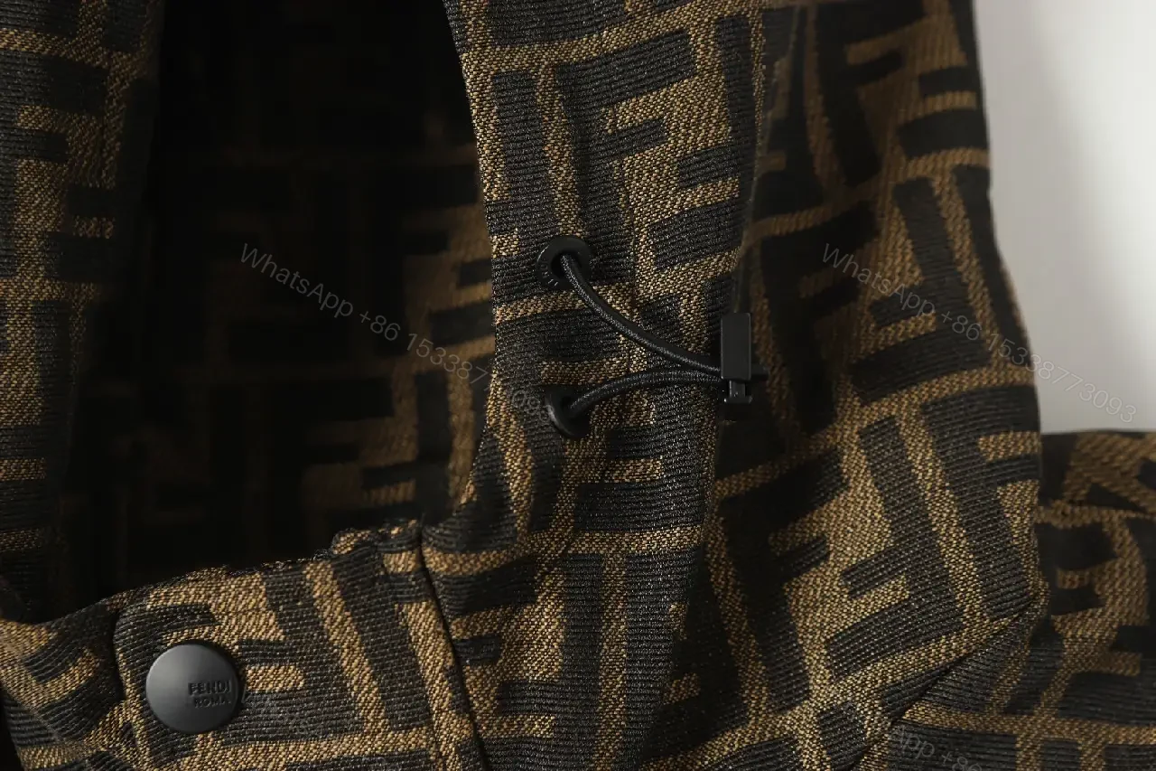 View 9 of Bold Patterned Parka: Urban Warmth, FF Motif Coat