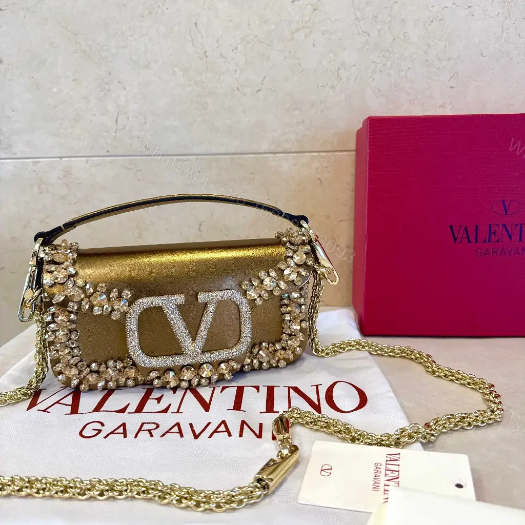 Crystal Embellished Compact Bag: Luxe Crossbody Clutch — view 1