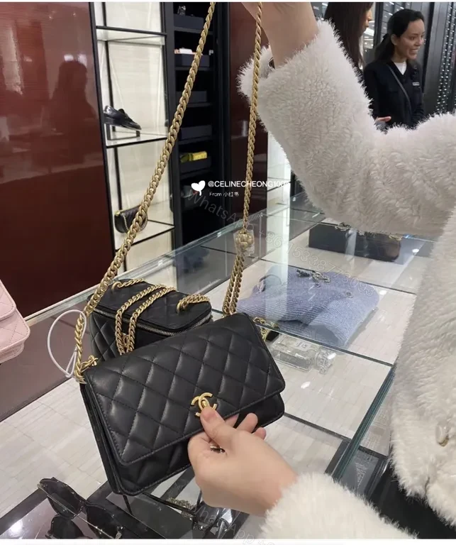 View 5 of Chanel-Inspired Quilted Shoulder Bag: Luxe Day-to-Night