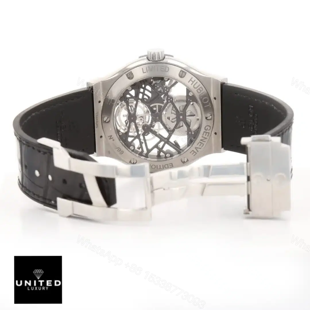 View 3 of Hublot With Diamonds Blue Replica