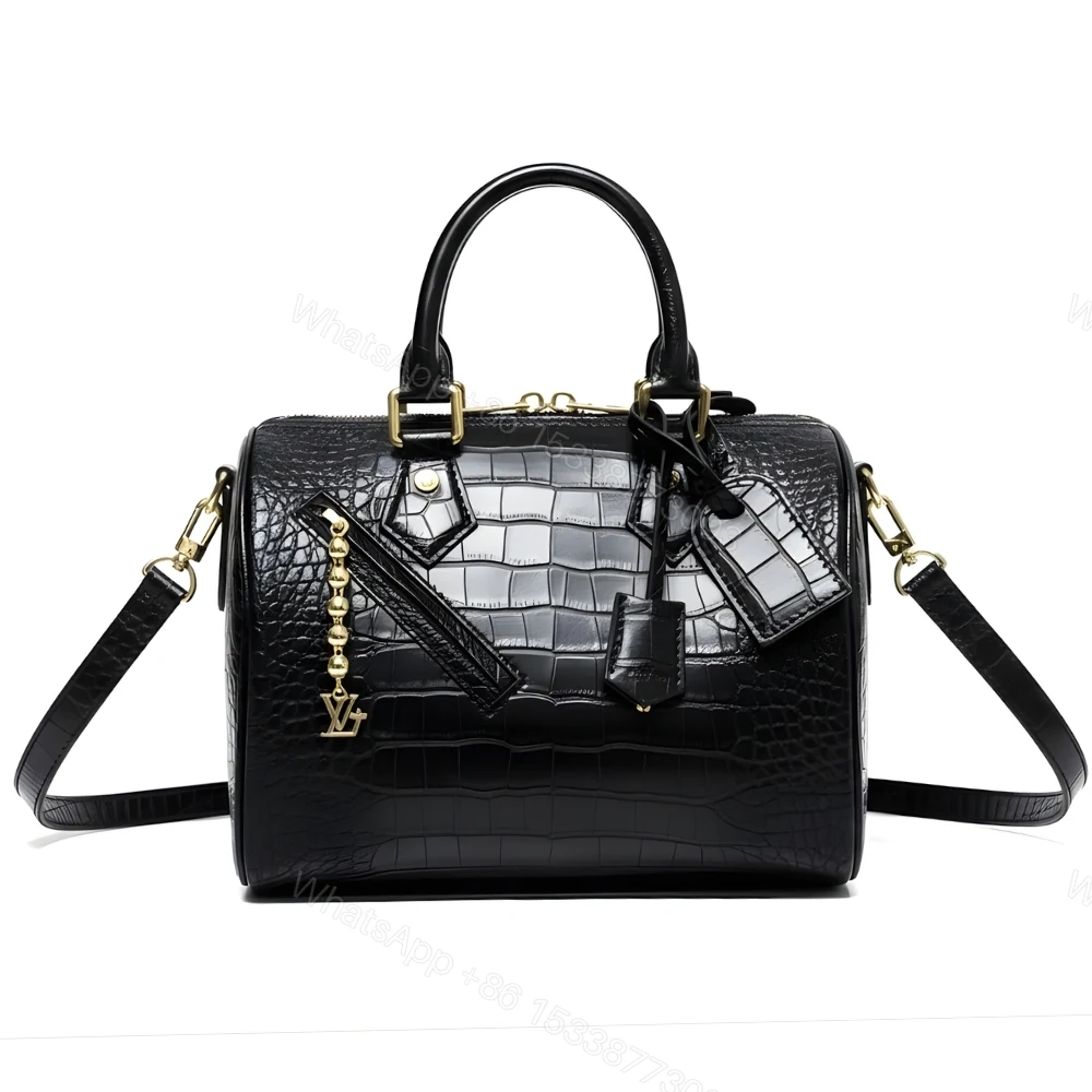 Louis Vuitton Speedy Satchel Bag Black 25Cm — view 1