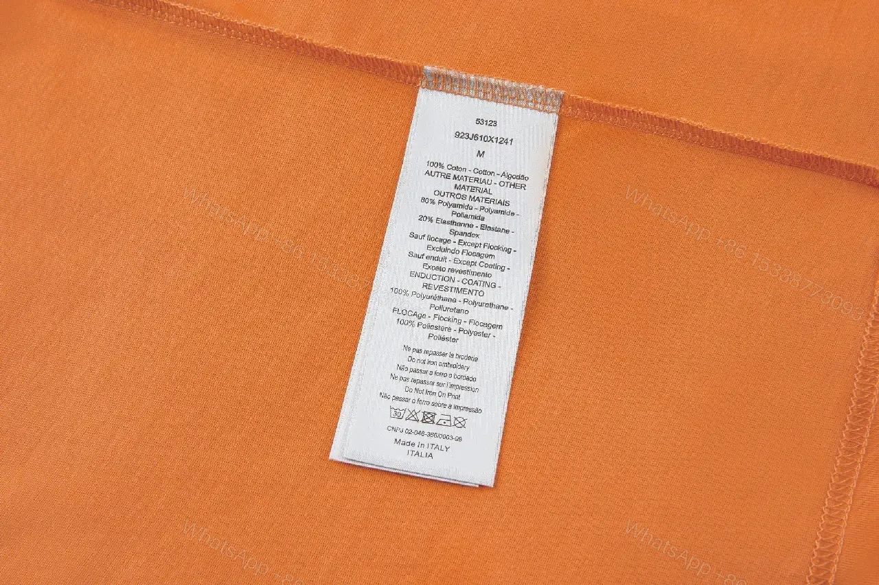 View 3 of Vibrant Orange Tee, Subtle Logo, Everyday Luxe T-Shirt