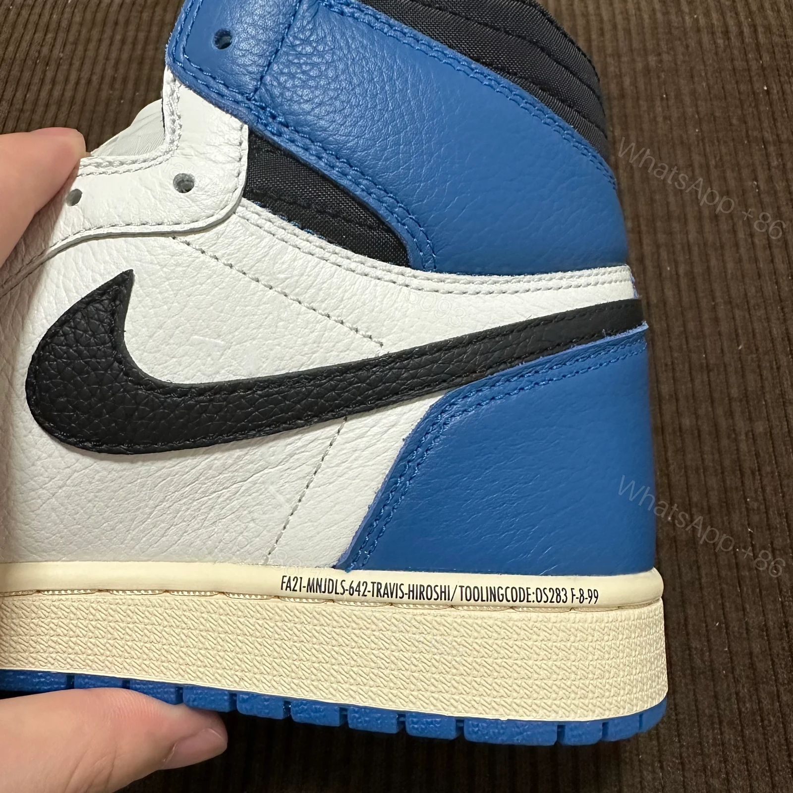 View 4 of Jordan 1 Retro High OG SP Fragment x Travis Scott