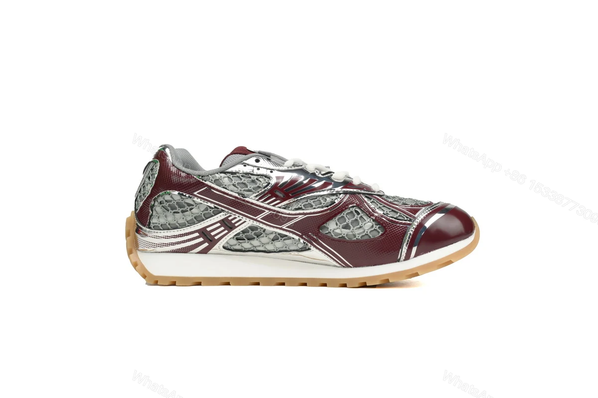 View 6 of Bottega Veneta Orbit Wine Red Reps