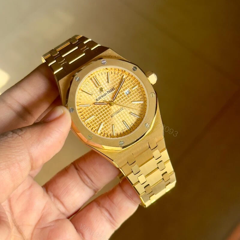 View 2 of Audemars Piguet Royal Oak Gold 45mm Quartz