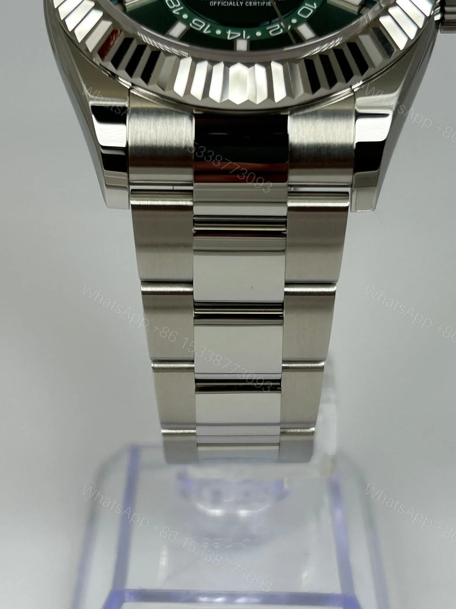 View 8 of Superclone Rolex Sky-Dweller Mint green Dial 336934 Oyster