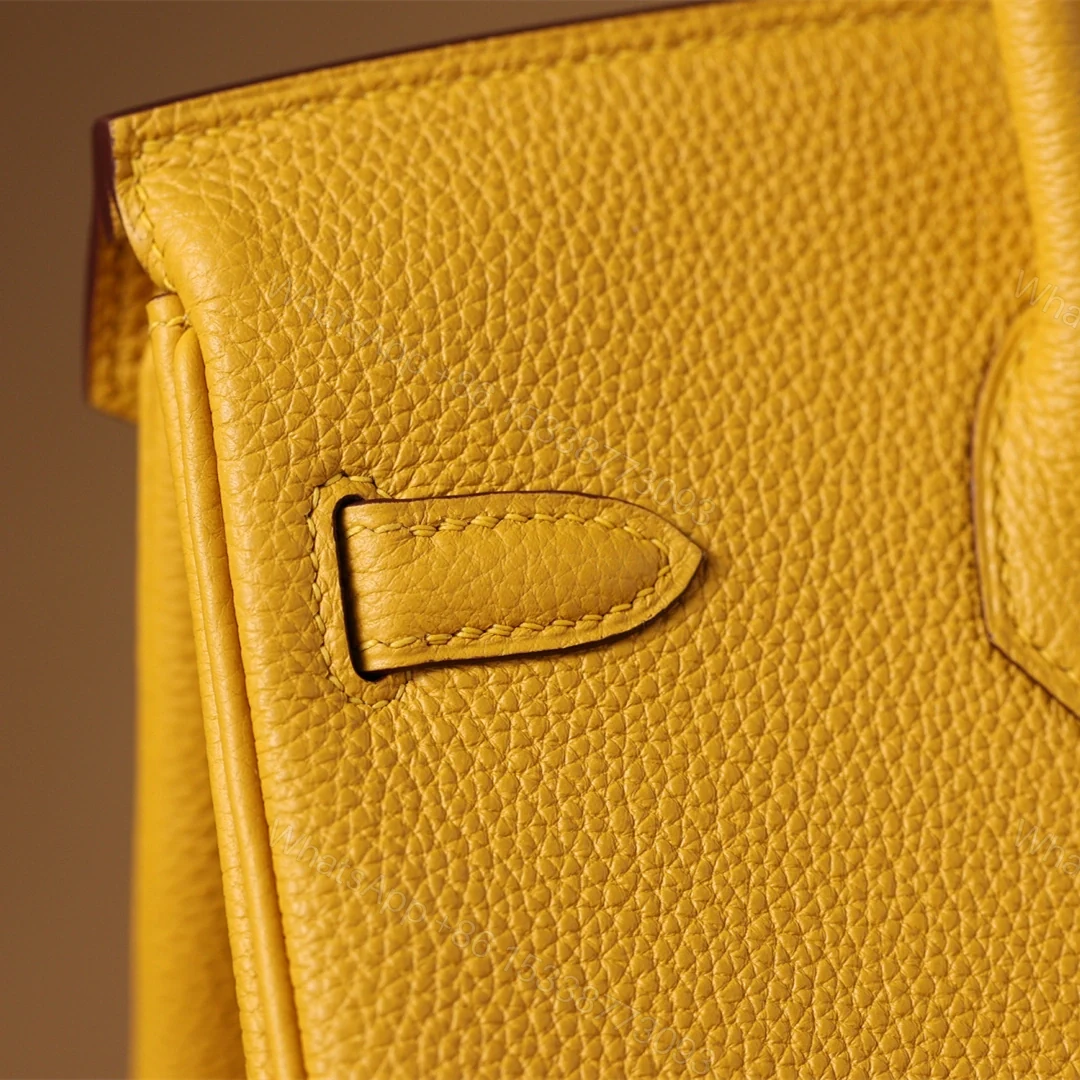 View 15 of 高仿Hermes*Birkin25Togo牛皮琥珀黃金扣/純手工