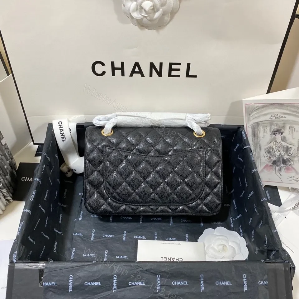 View 6 of Black Quilted Leather Flap Bag: Structured Luxe Style, Gold Hardware