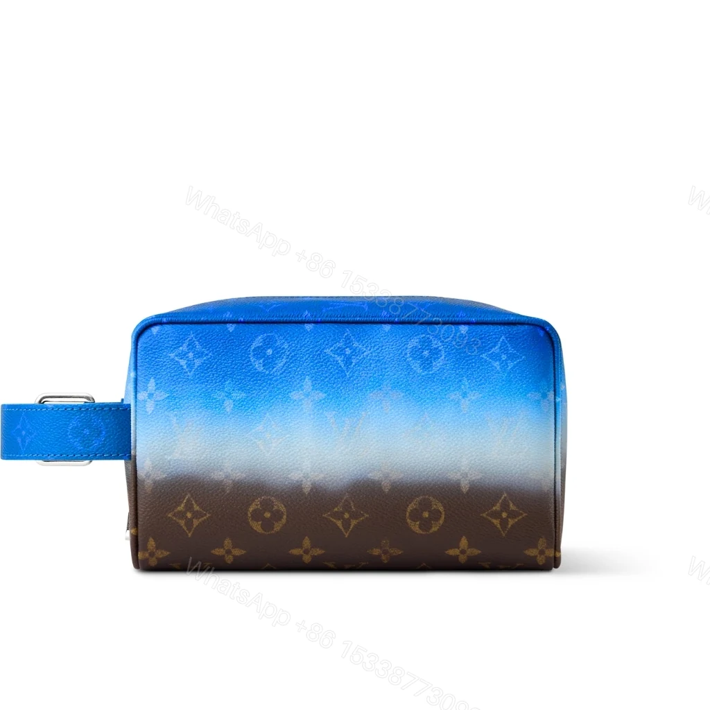 Louis Vuitton Locker Dopp Kit Monogram Pigment Blue 23cm M28228 — view 1