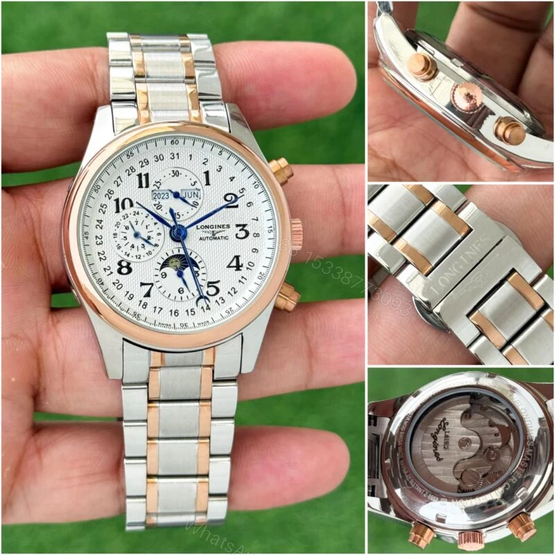 View 3 of Longines Master Collection Moonface 43mm Automatic