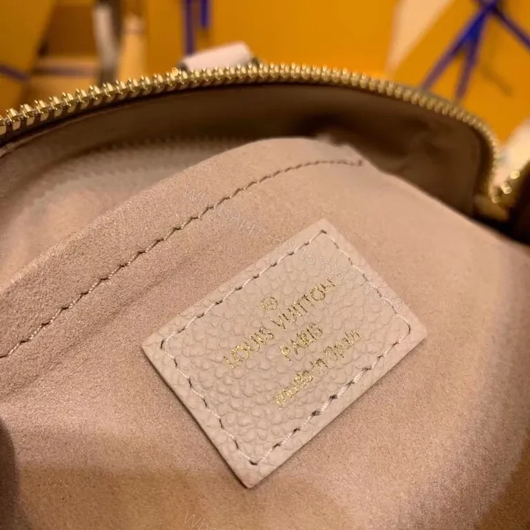 View 6 of Chic Monogram Mini Satchel: Sage Ivory Luxe Leather Crossbody