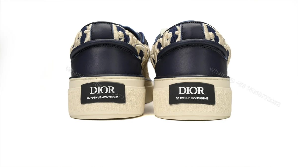 View 3 of Dior B33 Sneakers Release Deep Dlue Relief 3SN272 ZIR1 6536