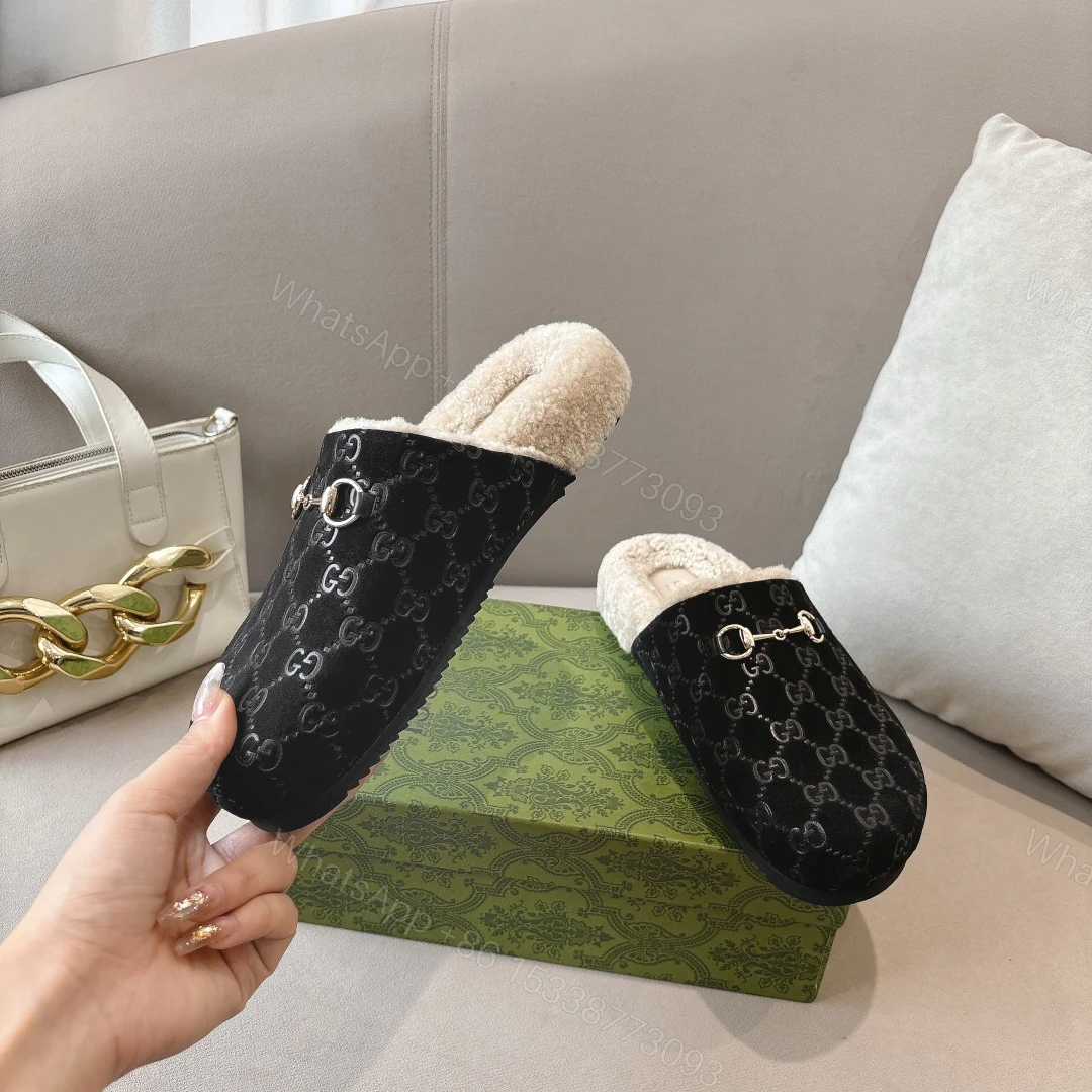 View 2 of GUCCI WOMEN’S HORSEBIT MULE GG SUEDE BLACK