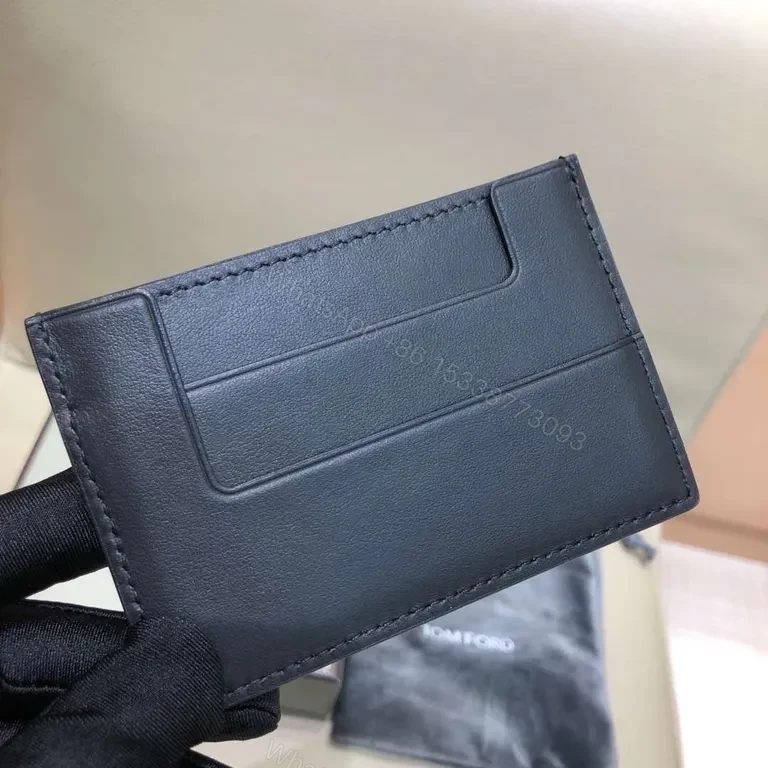 View 3 of Tom Ford Italian Calfskin Card Holder â€” Slim Luxury Organizer