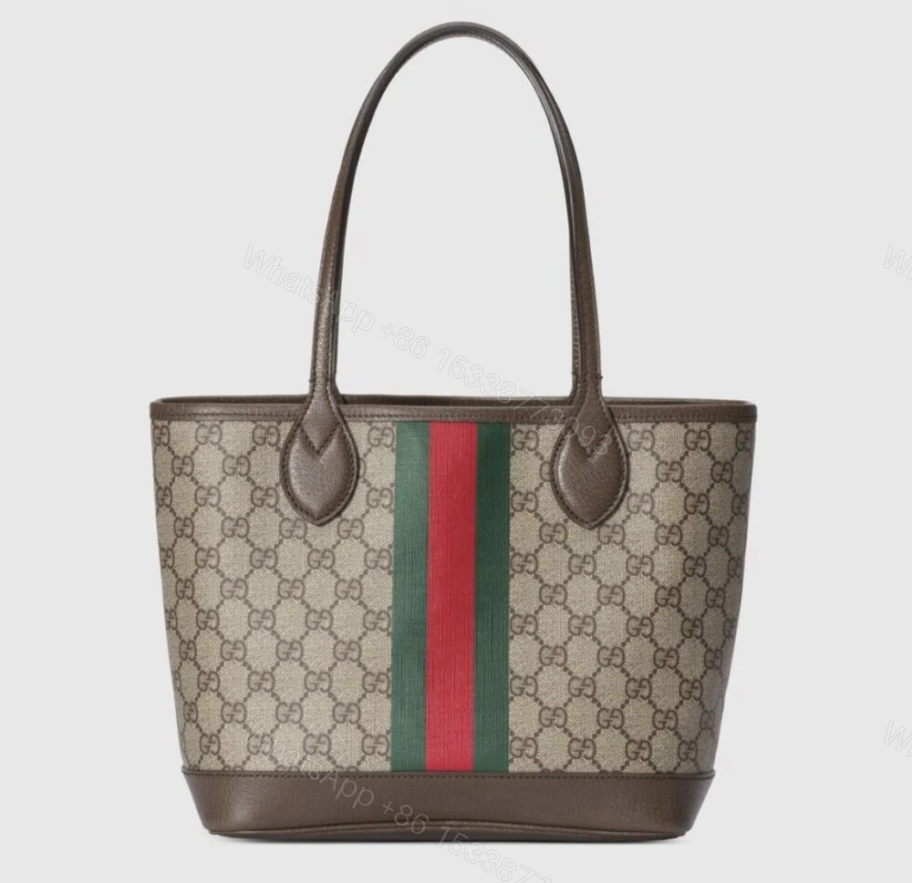 View 2 of Gucci Ophidia Small Tote Bag Beige And Ebony GG 25Cm