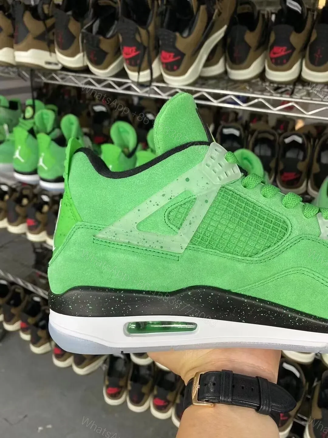 View 4 of AIR JORDAN 4 Wahlburger Reps