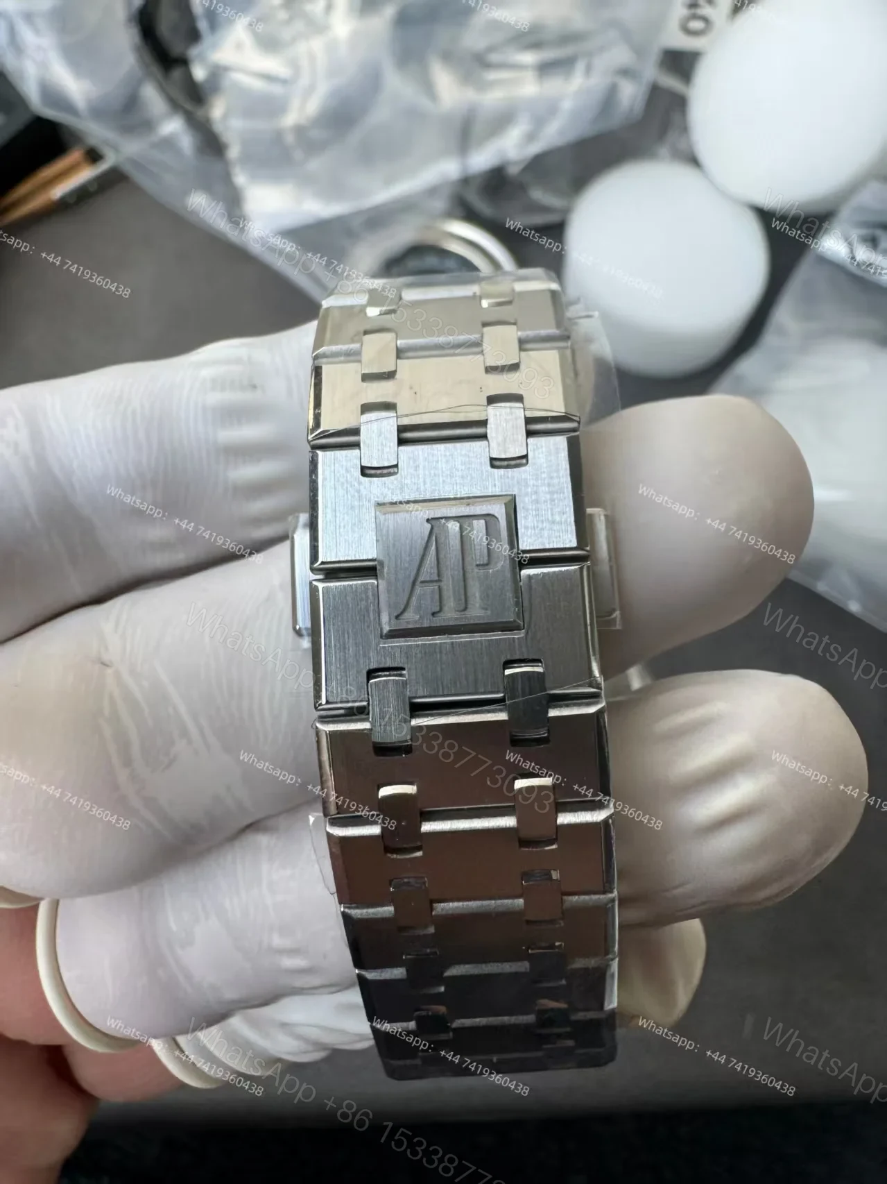 View 16 of Audemars Piguet Super Clone Royal Oak Blue Dial 26240 Chronograph 41mm Cal.4401