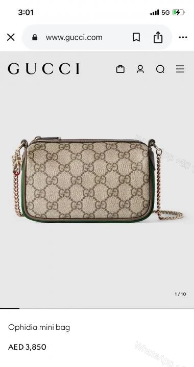 FIRST COPY GUCCI OPHIDIA MINI BAG — view 1