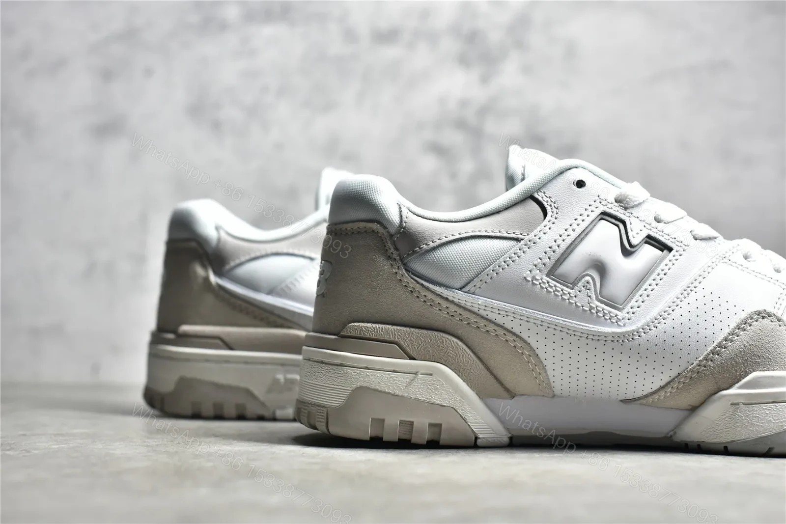 View 5 of New balance 550 White and Grey
