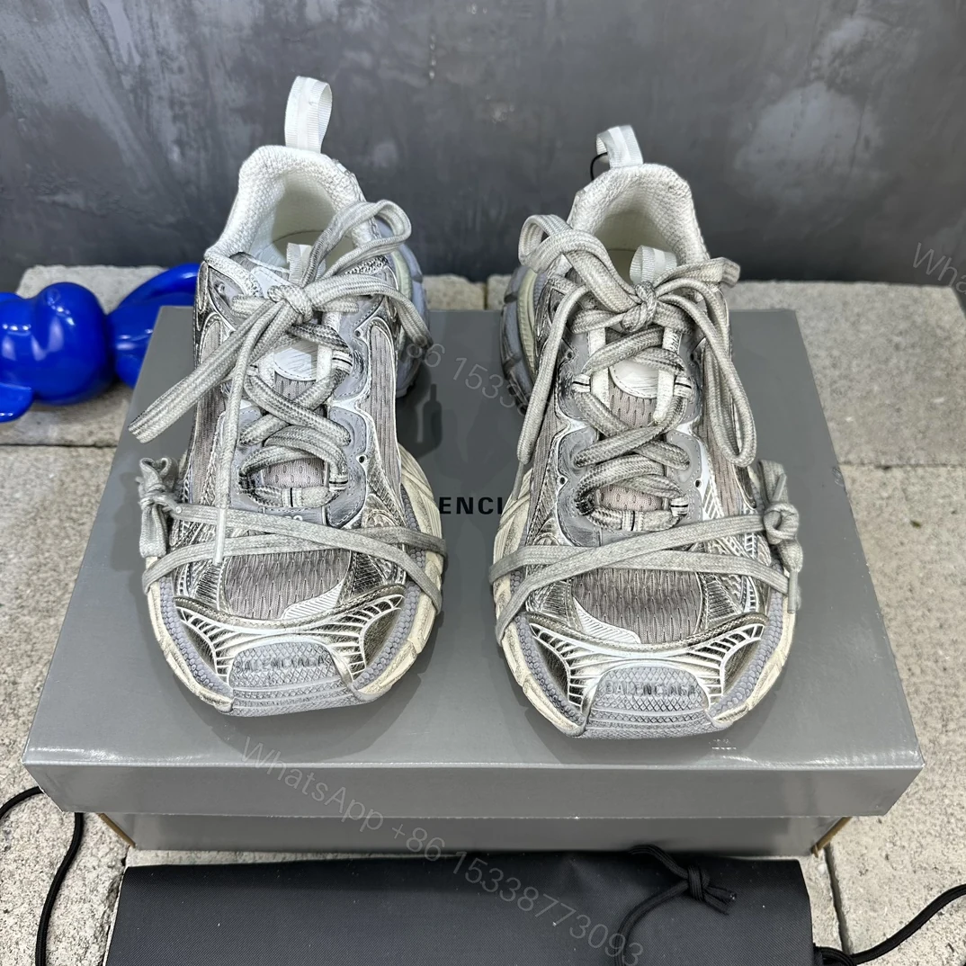 Balenciaga A貨灰色老爹鞋百搭中性款休閒感十足 — view 1