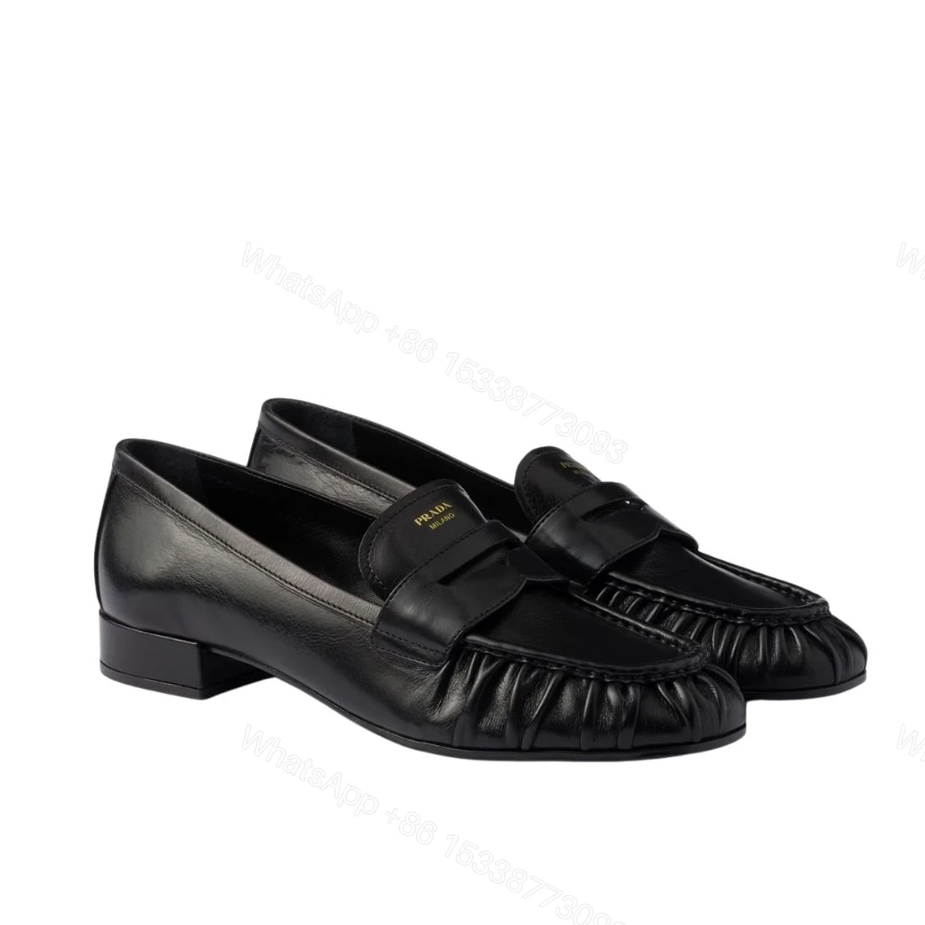 Prada Leather Loafers Black 1D175O 007 F0002 F 020 — view 1