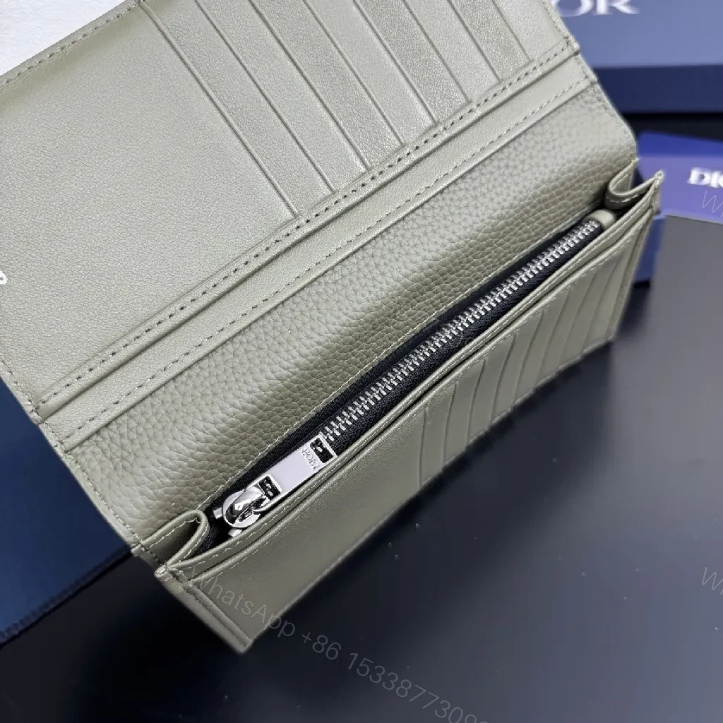 View 5 of Monogram Knit Pebble Leather Chic Wallet: Compact, Luxe