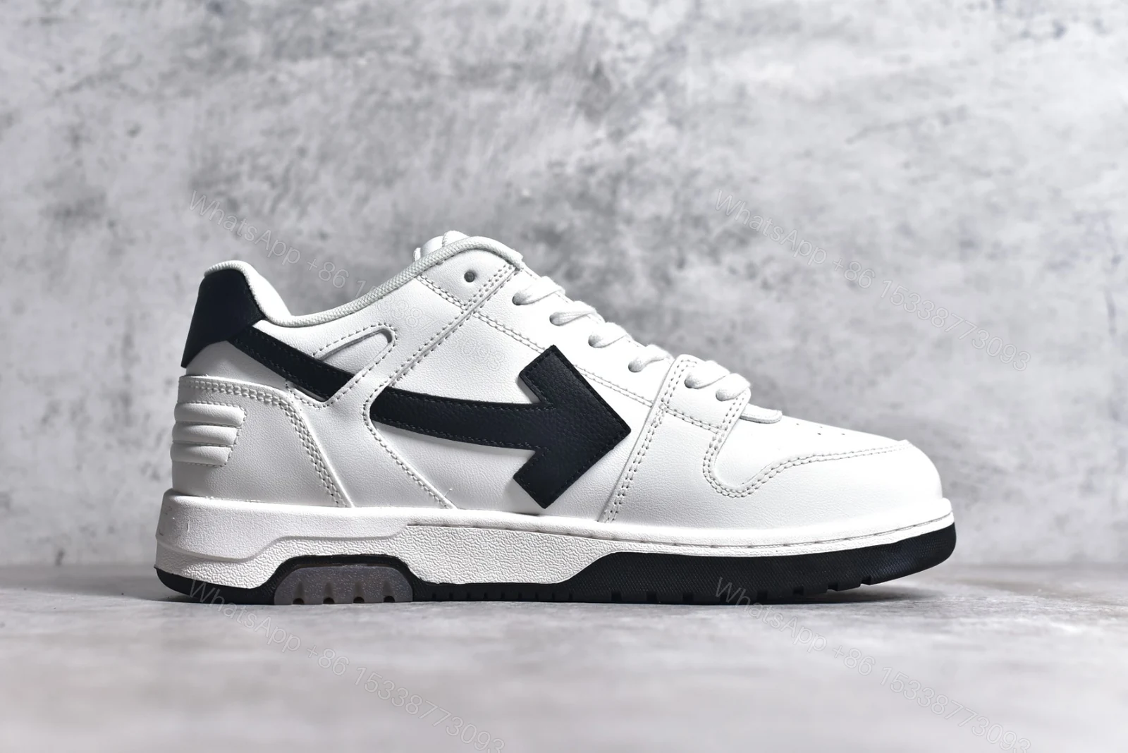 View 3 of OFF-WHITE Out Of Office Black White 40110