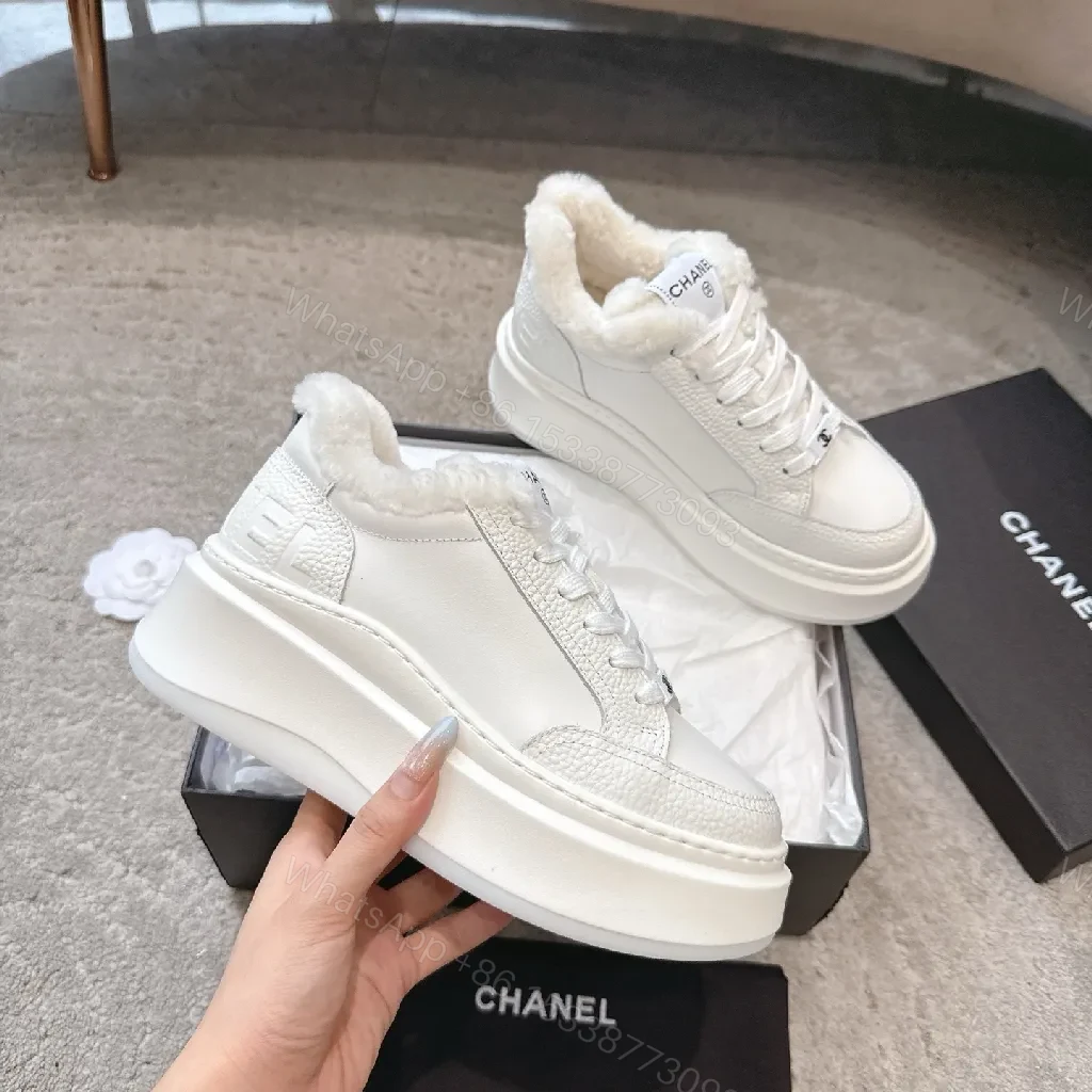 View 6 of Faux Fur Lined High-Tops: Luxe Street Couture Sneakers