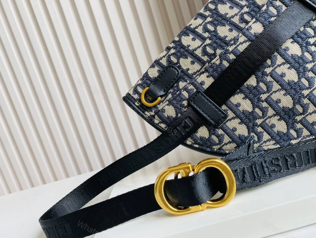 View 3 of Dior Saddle Belt Bag Oblique