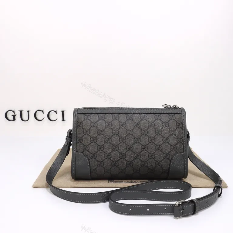 View 4 of Compact Signature Crossbody: G GG Supreme with Subtle Hardware
