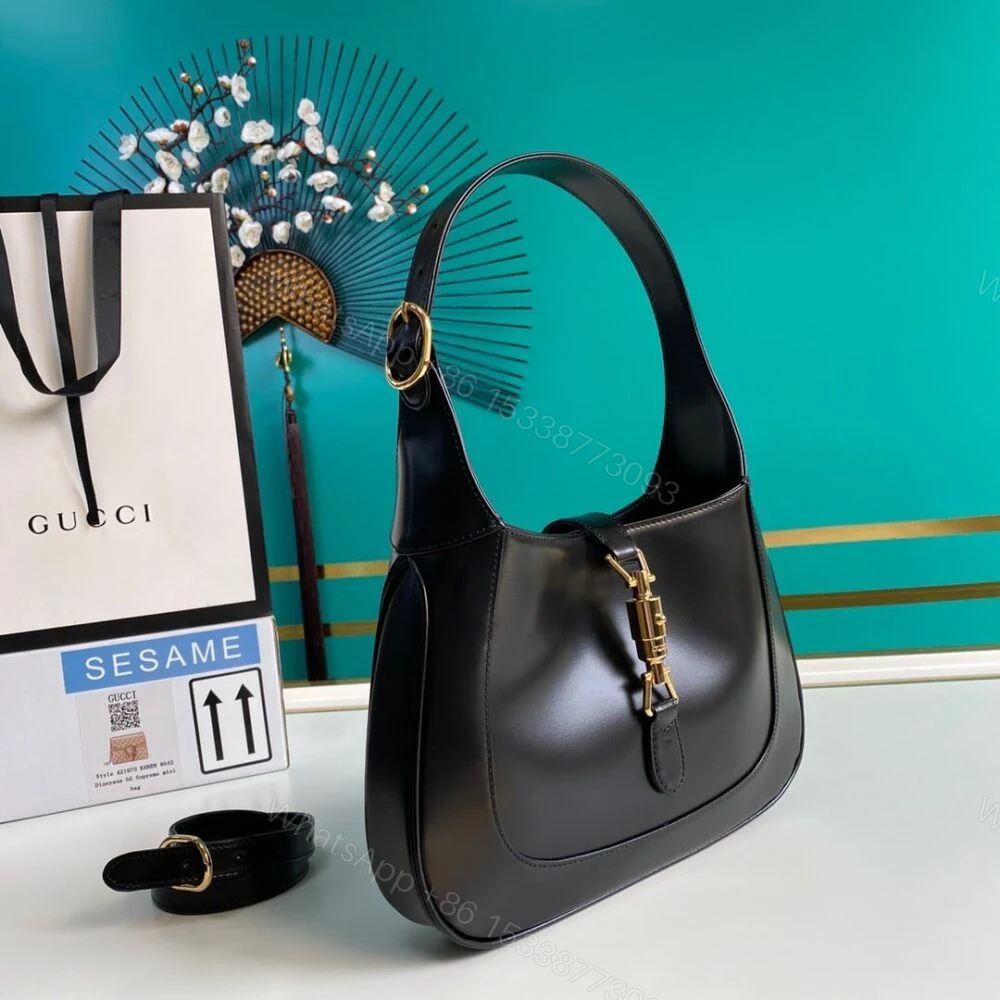 View 2 of Gucci Jackie 1961 Small Shoulder Bag Black 27Cm
