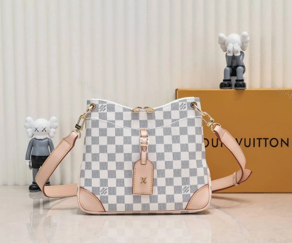 View 2 of Louis Vuitton Odéon Shoulder Bag Damier Azur 26Cm