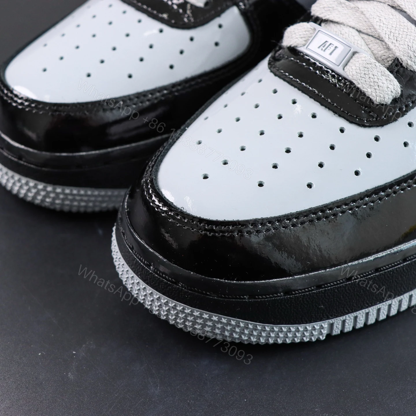 View 5 of Central Cee x Air Force 1 Low Black White Grey