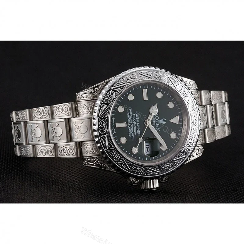 View 4 of Replica Rolex Submariner Black Dial 1454080